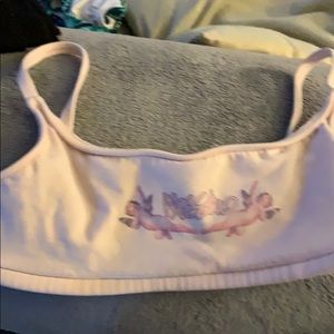 Light pink sports bra size small